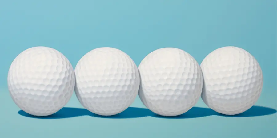 12 Common Things That Are 7 Inches Long-4 Golf balls