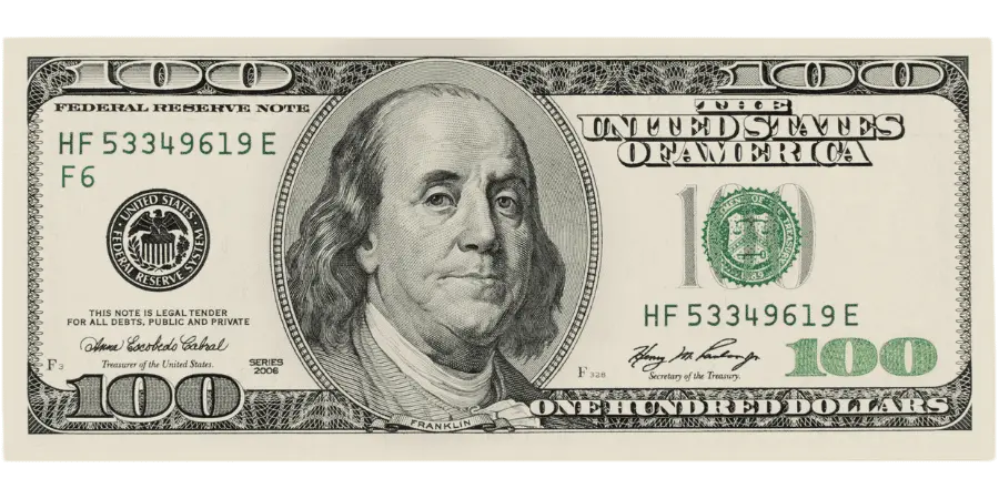 11 Common Things That Are 15 Centimeters Long-United States Dollar bill