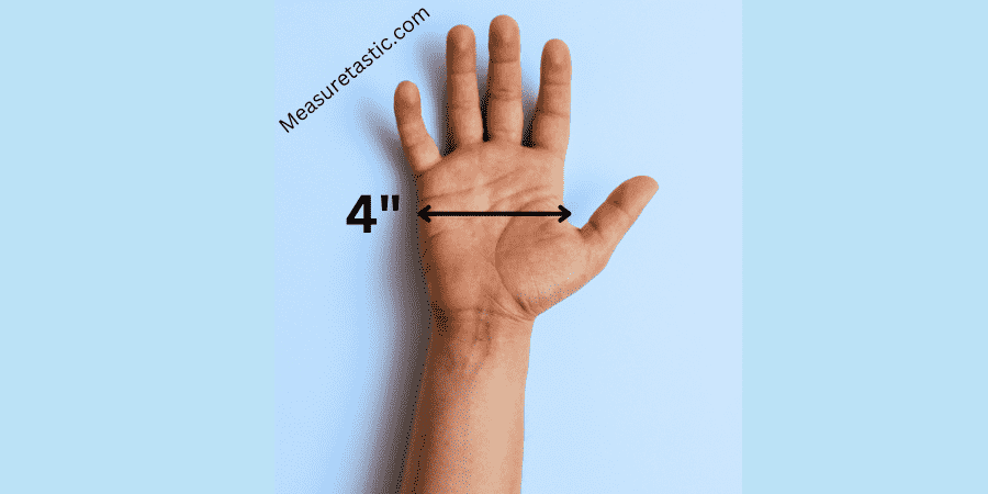 12 Common Things That Are 4 Inches Long-Hand Width