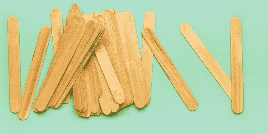 12 Common Things That Are 4 Inches Long-A Popsicle stick