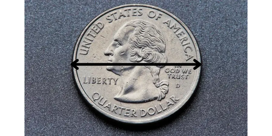 11 Everyday Objects That Are 1 Inch Long-Width of a US Quarter